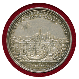 オーストリア 1706年 バルセロナ包囲戦勝記念 銀メダル カルロス3世