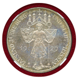 ドイツ ワイマール共和国 1929E 5マルク銀貨 プルーフ マイセン NGC PF64