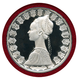 イタリア 1990R 500リレ 銀貨 コロンブスの船 PCGS PR68DCAM