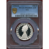 イタリア 1990R 500リレ 銀貨 コロンブスの船 PCGS PR68DCAM