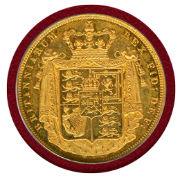 イギリス 1826年 2ポンド 金貨 ジョージ4世 PCGS PR55