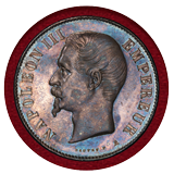 フランス 1854A 5フラン 銀貨 ナポレオン3世 PCGS MS63