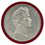 【SOLD】ドイツ バイエルン 1842年 2ターラー銀貨 ヴァルハラ神殿建立 PCGS MS61