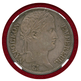 フランス 1814A 5フラン銀貨 ナポレオン1世 NGC AU58