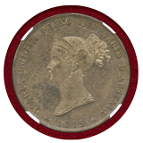 イタリア パルマ公国 1815 5リレ 銀貨 マリア・ルイーザ NGC MS62