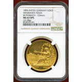 ドイツ ヴィースバーデン 1896年 金メダル NGC MS63DPL