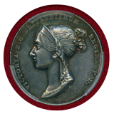イギリス 1838年 銀メダル ヴィクトリア戴冠記念 PCGS AU58