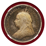 イギリス 1897年 銀メダル ヴィクトリア女王即位60周年記念 NGC MS65