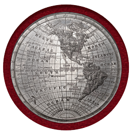 イギリス 1820年 MAP OF THE WORLD メダル ホワイトメタル PCGS SP62