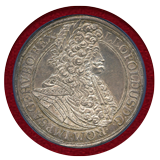 神聖ローマ帝国 オーストリア 1693年 ターラー 銀貨 レオポルト1世 NGC MS63