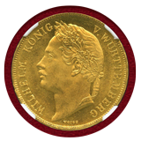 ドイツ ヴュルテンブルク 1841年 4ダカット金貨 ヴィルヘルム1世 MS63+