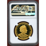 セントヘレナ 2020年 5ポンド 金貨 ウナとライオン/エリザベス2世 NGC PF69UC