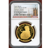 イギリス 2022年 ￡100 金貨 シーモアパンサー NGC PF70UC FDI