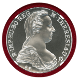 【SOLD】オーストリア (1780) ターラー 銀貨 マリアテレジア リストライク PF69