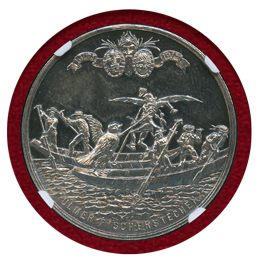 ドイツ 1912年 銀メダル ドナウ橋/ウルム大聖堂景観 NGC MS63