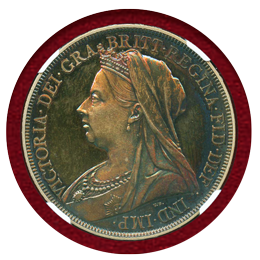 【SOLD】イギリス 1893年 クラウン プルーフ銀貨 ヴィクトリア女王 NGC PF65