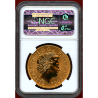 イギリス 2001年 5ポンド 金貨 ヴィクトリア没後100年記念 NGC Reverse PF70