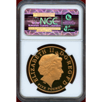 イギリス 2009年 5ポンド 金貨 ロンドンオリンピックカウントダウン NGC PF69UC