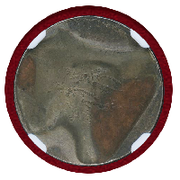 【SOLD】フランス 1864年 ブロンズ　50C試作貨(銀メッキ) ユニフェイスセット NGC