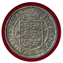 デンマーク 1655年 クローネ銀貨 フレデリク3世 PCGS AU53