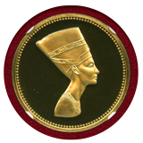 エジプト 1983年 100ポンド 金貨 ネフェルティティ NGC PF69UC