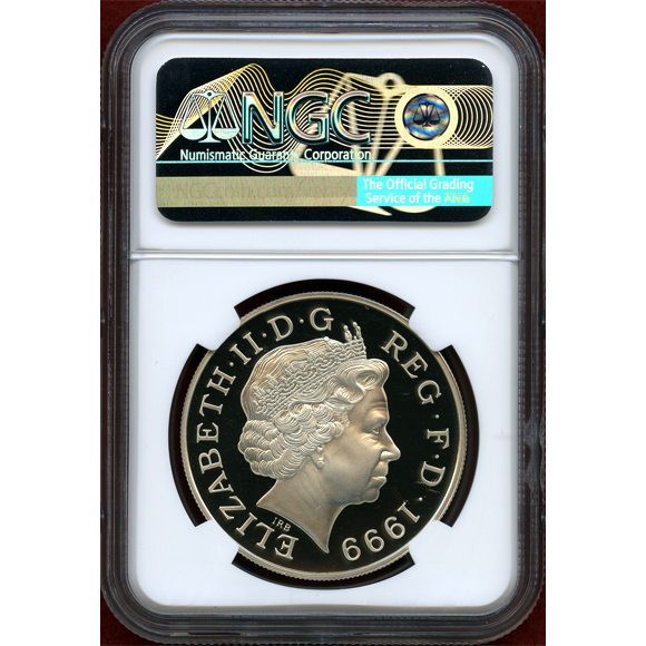 2012 ロンドンオリンピック ピエフォー 5ポンド銀貨 NGC PF69UC-
