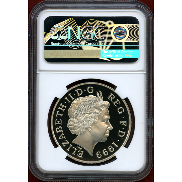 2012 ロンドンオリンピック ピエフォー 5ポンド銀貨 NGC PF69UC