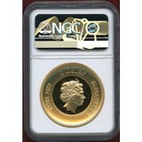 ニウエ 2022年 $1 ギルト貨 エリザベス2世追悼 NGC PF70UC FR