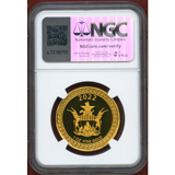 ジンバブエ 2022年 1オンス金メダル Mosi oa Tunya NGC MS69DPL