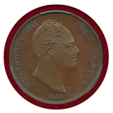 イギリス 1831年 ペニー 銅貨 ウィリアム4世 PCGS PR65