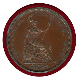 イギリス 1831年 ペニー 銅貨 ウィリアム4世 PCGS PR65