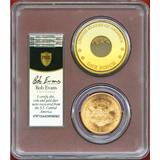 アメリカ 1857S $20 金貨 沈没船引揚 Spiked Shield MS64 サイン入り
