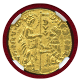 ヒオス (1421-36) ダカット金貨 フィリッポ マリア ヴィスコンティ MS62