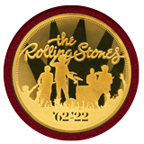 イギリス 2022年 ￡500(5オンス) プルーフ金貨 The Rolling Stones