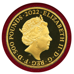 イギリス 2022年 ￡500(5オンス) プルーフ金貨 The Rolling Stones