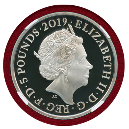 イギリス 2019年 ￡5 銀貨 ヴィクトリア生誕200年 NGC PF70UC