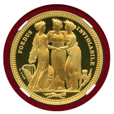 イギリス 2020年 200ポンド(2oz) 金貨 スリーグレイセス NGC PF69UC FR