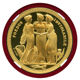 イギリス 2020年 200ポンド(2oz) 金貨 スリーグレイセス NGC PF69UC FR