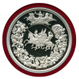 イギリス 2025年 10oz 銀メダル ワーテルロー戦勝記念 PF70UC