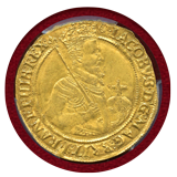 イギリス 1605-06年 ユナイト 金貨 ジェームズ1世 PCGS AU58