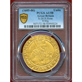 イギリス 1605-06年 ユナイト 金貨 ジェームズ1世 PCGS AU58