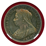 【SOLD】イギリス 1893年 フローリン銀貨 ヴィクトリア ベール NGC PF64CAM