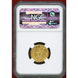 【SOLD】ビザンチン 720-740 ソリダス金貨 レオ3世/コンスタンティノス5世 Ch AU