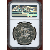 キプロス 1928年 45ピアストル銀貨 PROOF ジョージ5世 NGC PF62