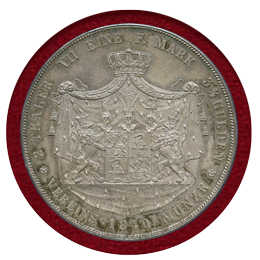 ドイツ ロイス 1840年 2ターラー 銀貨 ハインリヒ72世 PCGS MS66