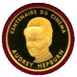 フランス 1994年 100フラン 金貨 映画百周年記念 オードリー・ヘプバーン  PF69UC