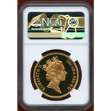 【SOLD】イギリス 1991年 5ポンド 金貨 エリザベス2世 NGC PF70UC