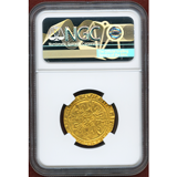 フランス (1515-47) エキュドール金貨 フランソワ1世 NGC MS64