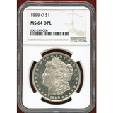 アメリカ 1880-O $1 銀貨 モルガンダラー NGC MS64DPL