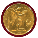 フランス 1878A 100フラン金貨 エンジェル立像 NGC MS64